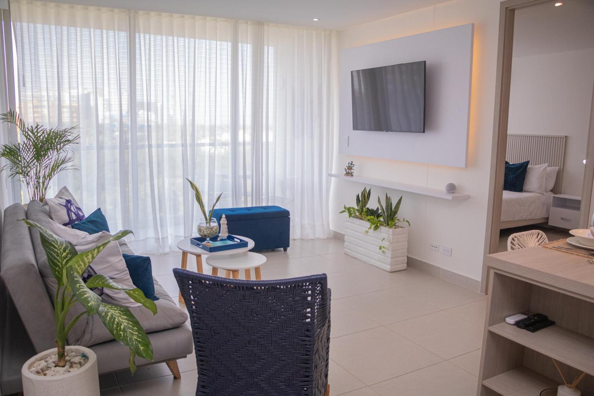 Apartamento De Lujo Frente Al Mar Con Piscina Cartagena Eksteriør billede